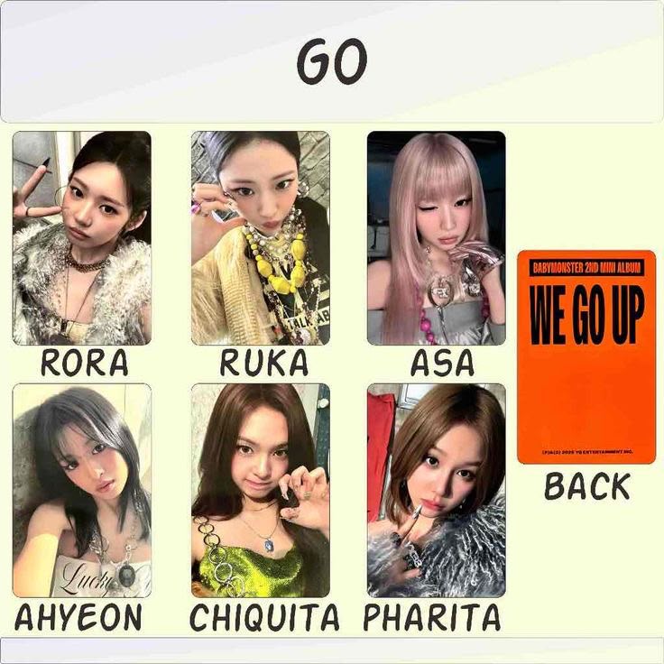 BabyMonster Photocard We Go Up